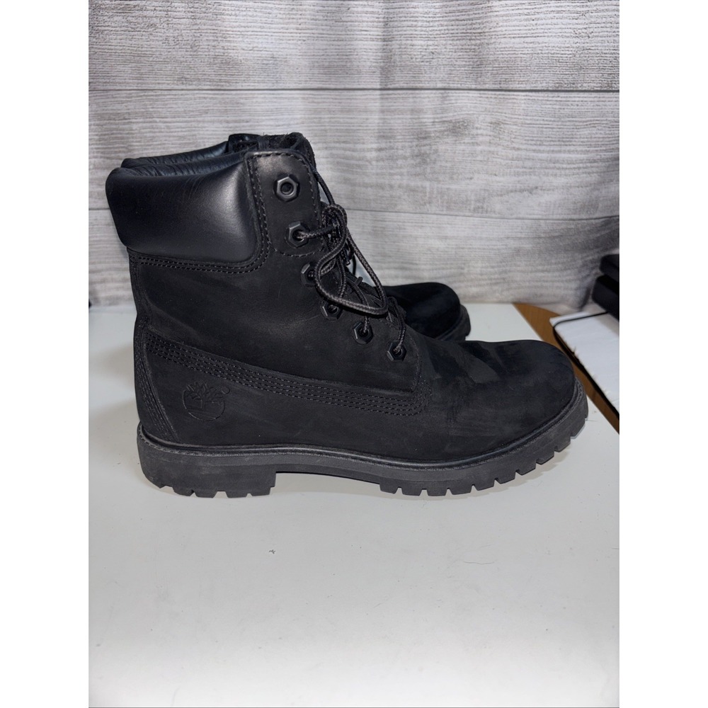Timberland All-Black Women's Lace-Up Combat Boots